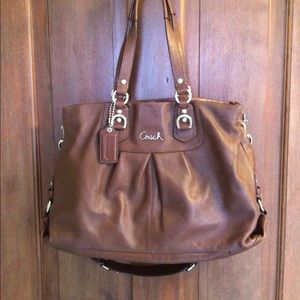 Coach “Ashley” Classic Leather Handbag